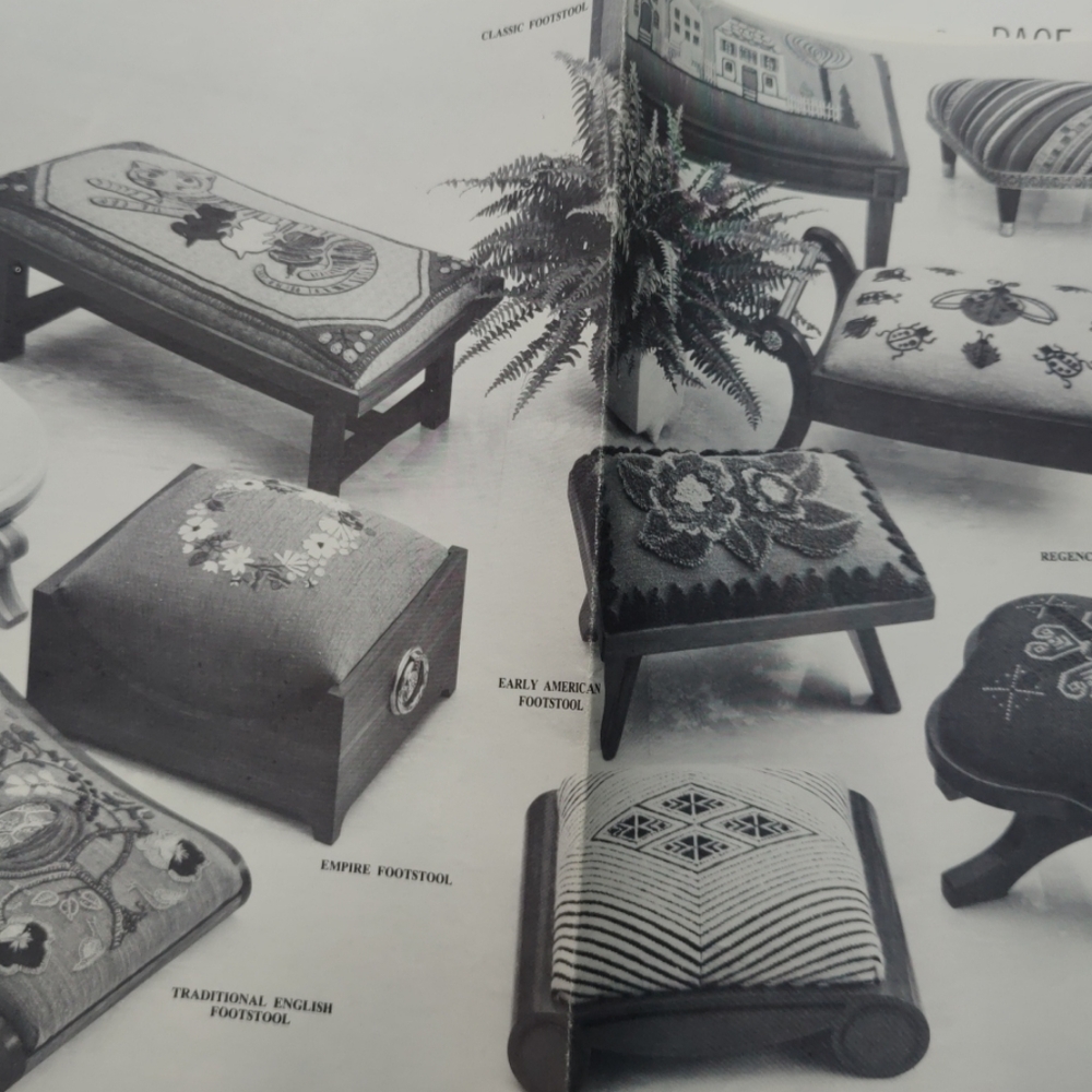 Vintage Footstools Pattern Booklet - Picture 3 of 3